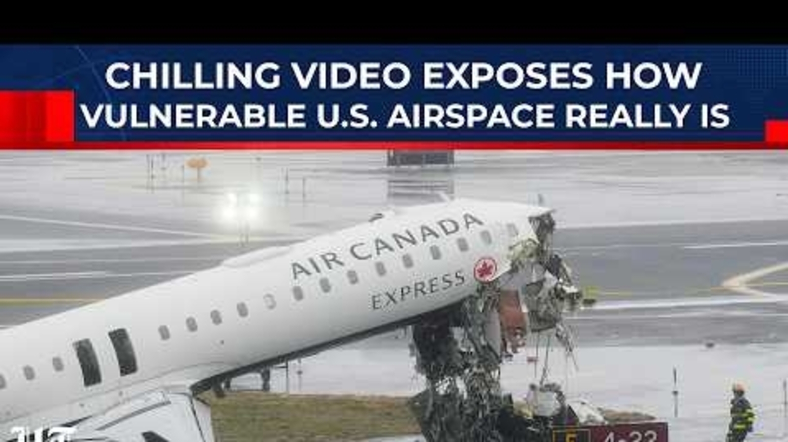 Both pilots killed after passenger jet hits ground fire truck at New York's LaGuardia airport