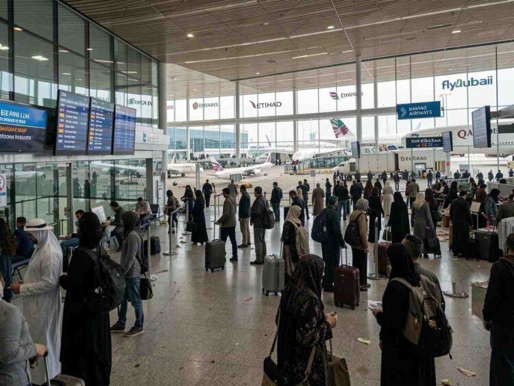 Qatar airways, emirates, etihad, and flydubai, the giants of middle eastern aviation, have found themselves in a critical situation as escalating tensions between israel,