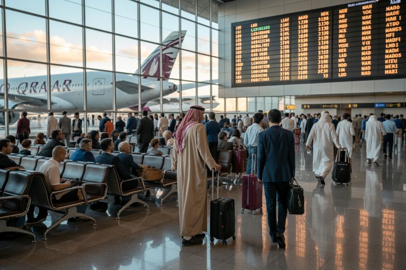 Qatar airways maintains vital international connections