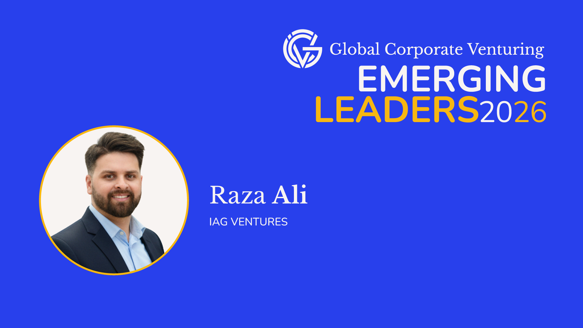 Raza Ali Emerging Leaders 2026