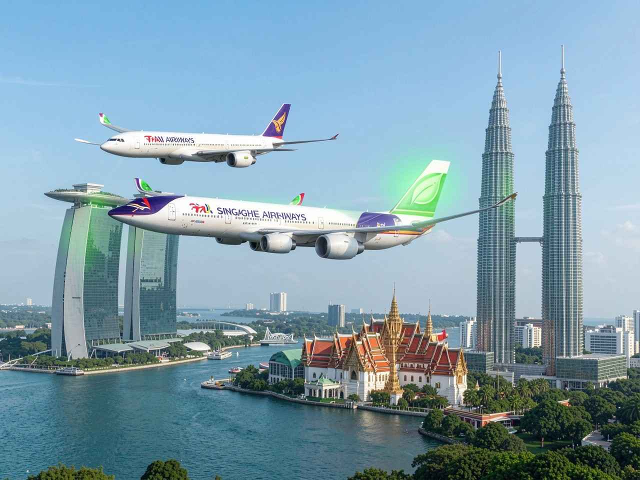 Singapore airlines, thai airways, and airasia are leading the charge in transforming southeast asia&rsquo;s aviation and tourism industries with their groundbreaking adoption of sustainable aviation fuel (saf).