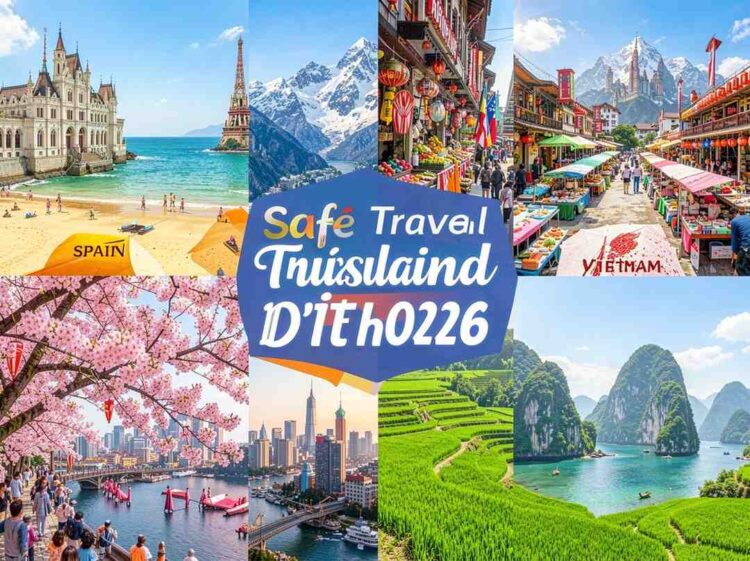 As the global tourism landscape shifts amid the ongoing iran-israel conflict, spain, switzerland, thailand, japan, singapore, italy, and vietnam have emerged as top destinations for indian travellers seeking safer, more stable getaways in 2026.