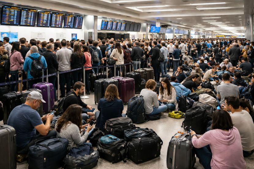 Passengers left stranded at chicago o
