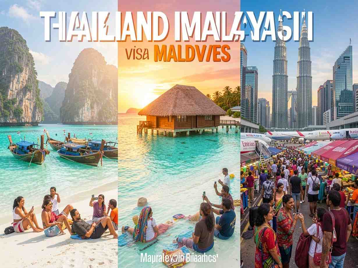 Thailand, malaysia, and the maldives are rapidly becoming the go‑to destinations for indian travelers seeking hassle-free international getaways.