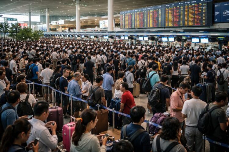 Thousands of travelers affected as airlines like air china, china eastern, and hainan airlines face  1714 delays and 115 cancellations across beijing, shanghai, shenzhen, and more in china