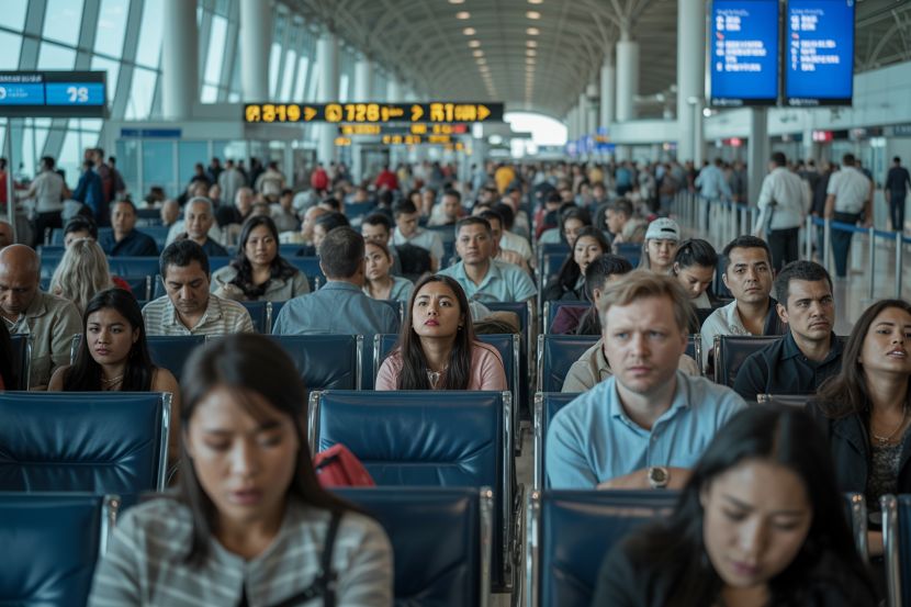 Thousands of tourists left stranded at velana international airport in maldives
