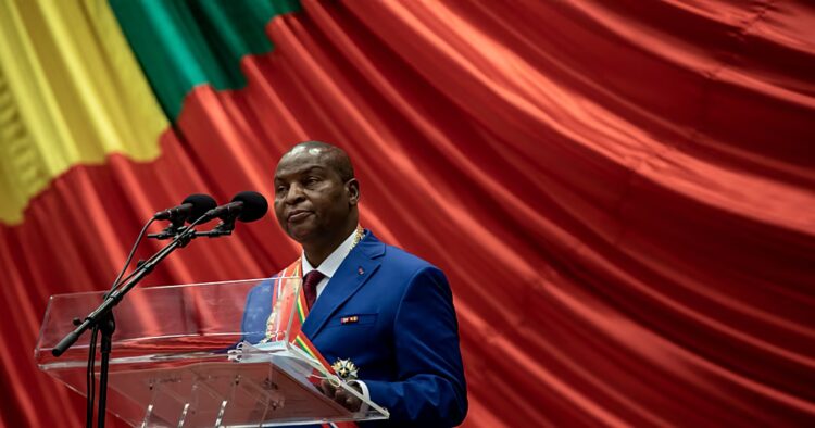 Touadera sworn in for third term as Central African Republic president