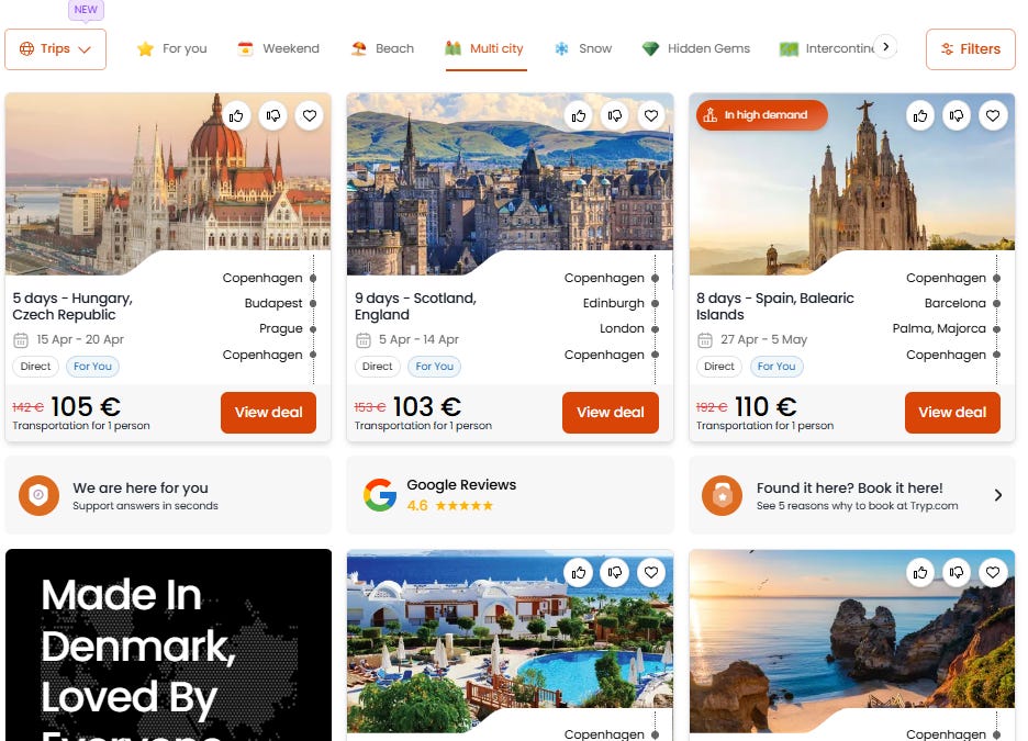 Tryp.com: Beyond the Search Bar