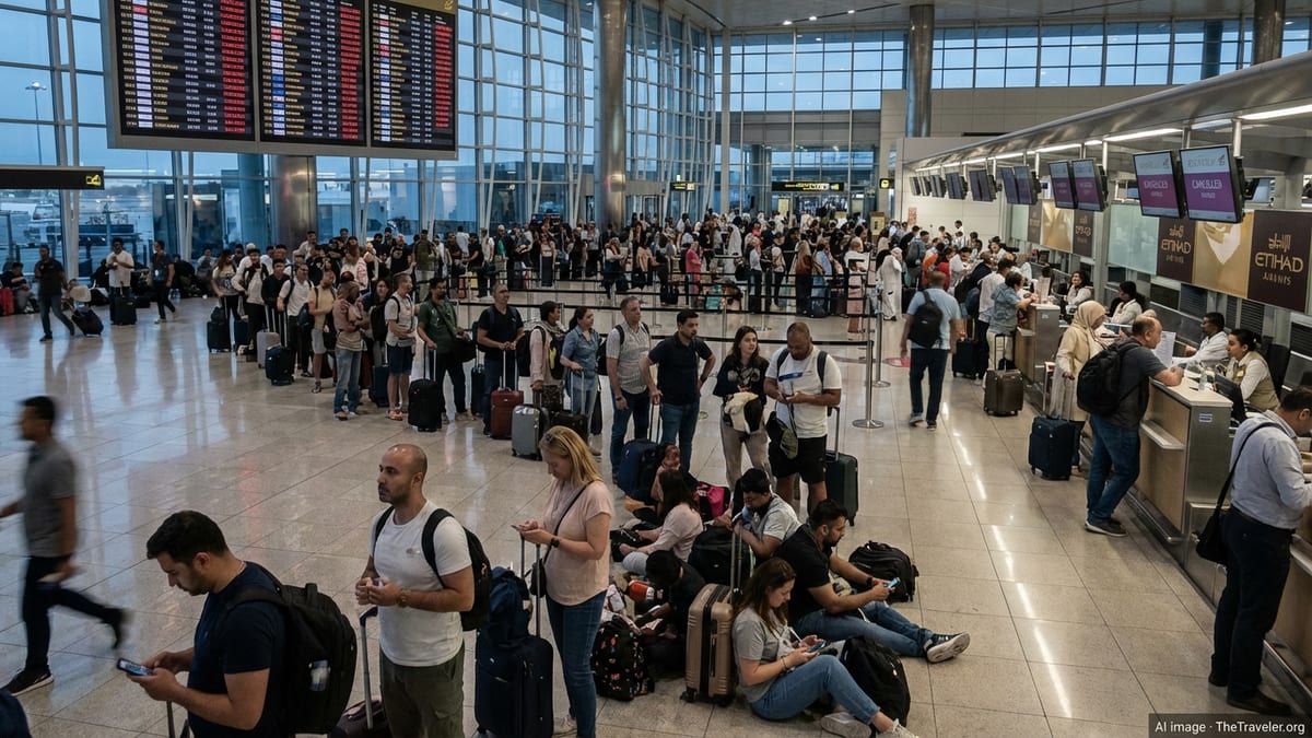 Flight Chaos Hits UAE Hubs as Carriers Cancel Hundreds