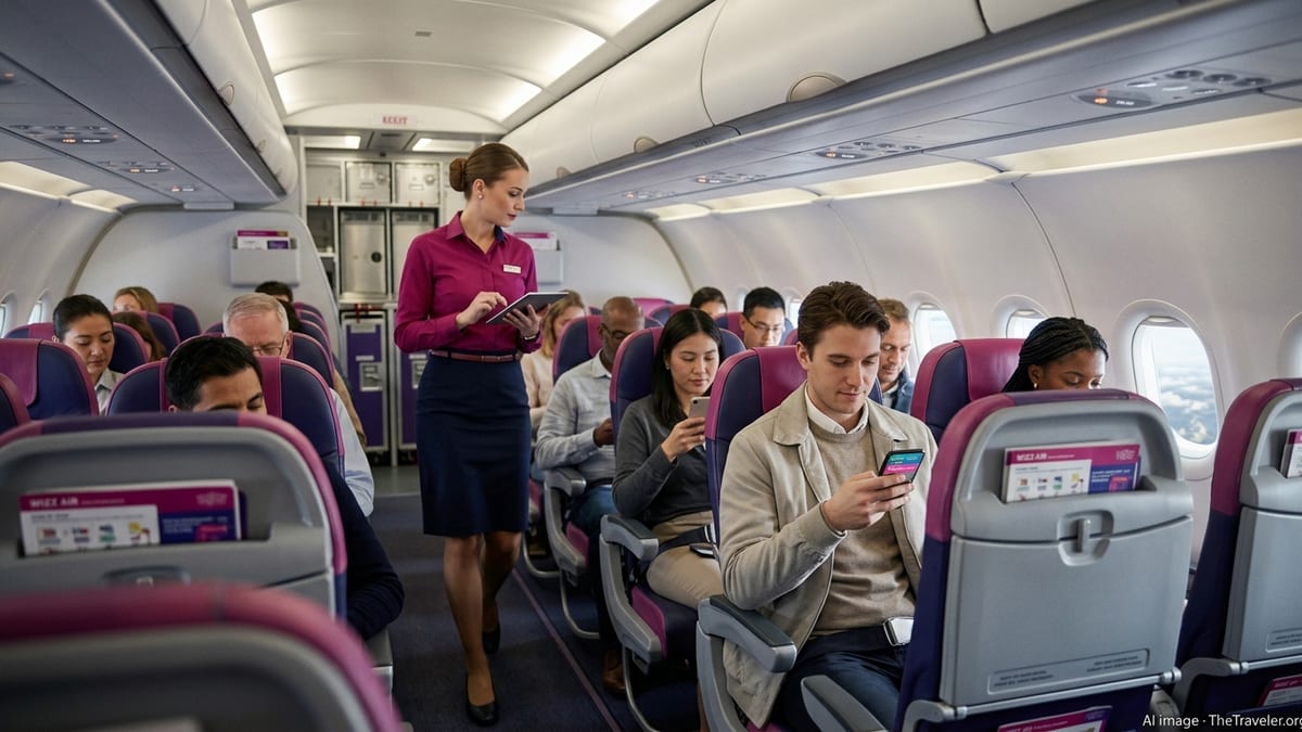 Wizz Air Bets on Digital Cabin to Lift Passenger Experience