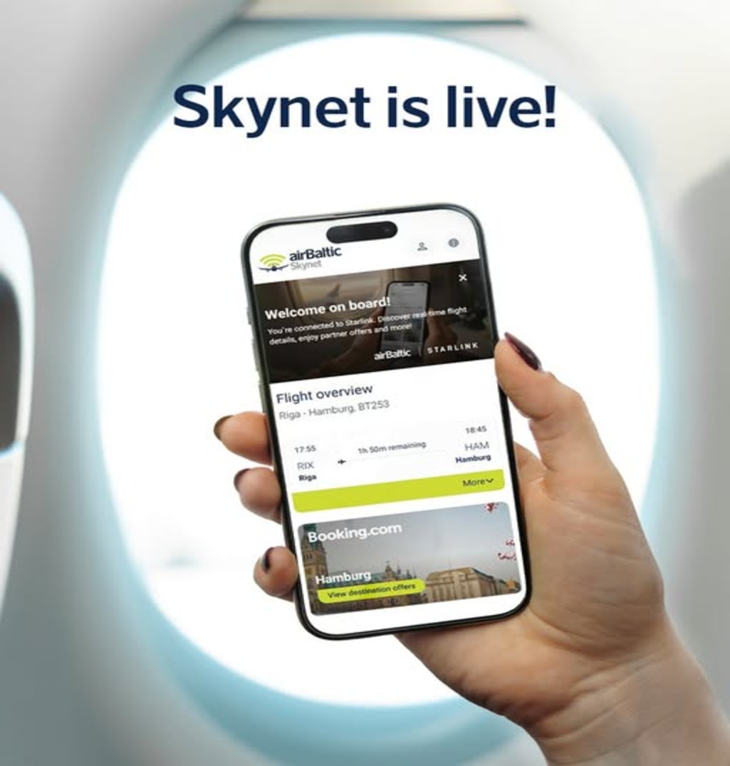 airBaltic Launches Skynet, a Digital Platform Powered by Starlink, Enhancing In-Flight Experience an...