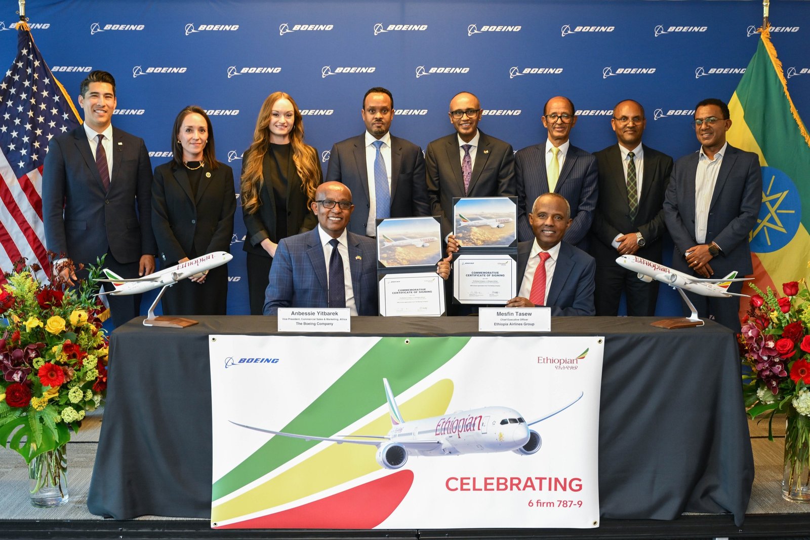 Ethiopian Airlines Firms Up Order for Six Boeing 787-9 Dreamliner Jets