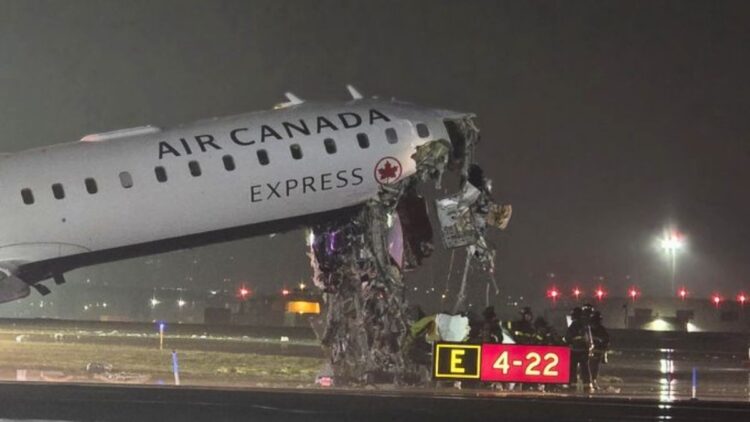 Air Canada Plane, With 100 Onboard, Collides With Truck At New York Airport; Pilots Injured