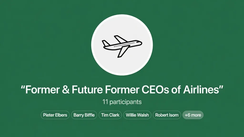 LEAKED: The Secret Airline CEOs WhatsApp Group