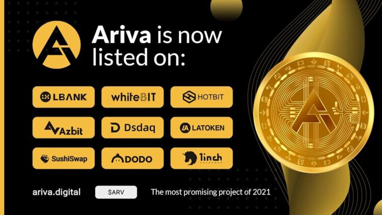 Ariva Coin, ARV now live on eight new exchanges