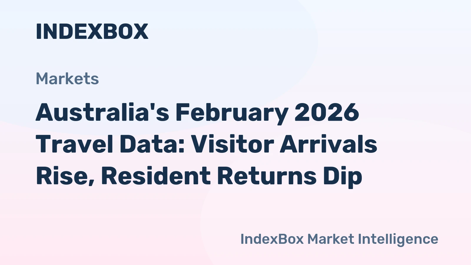 Australia Travel Trends 2026: Visitor Numbers Up, Resident Returns Down - News and Statistics