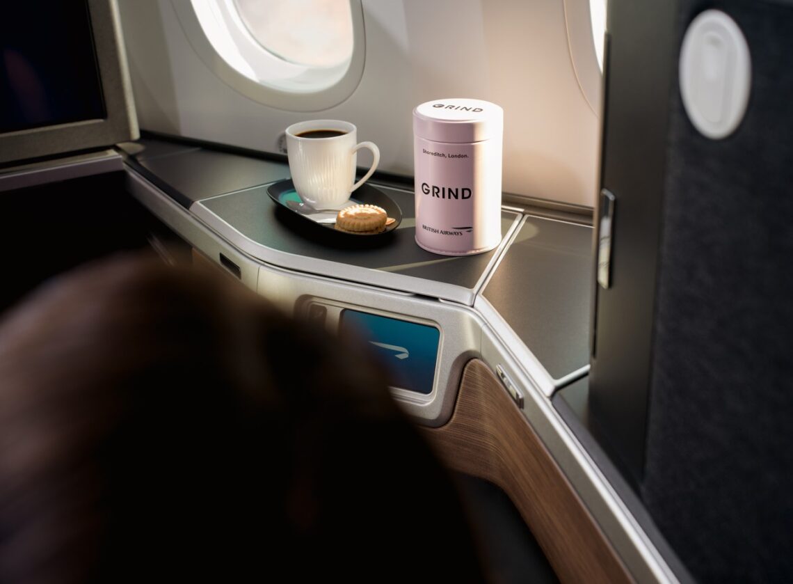 British Airways and Grind Extend Partnership, Elevating Coffee and Beverage Experience for In-Flight...