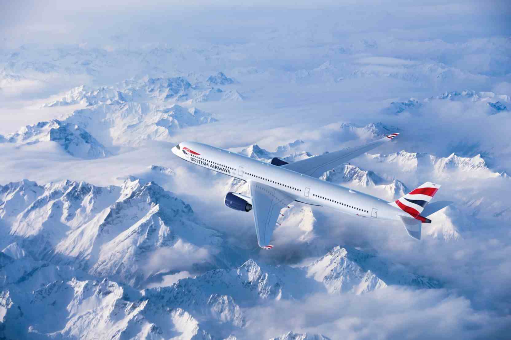 British Airways Airbus A350 in flight 1280x853 ref180969