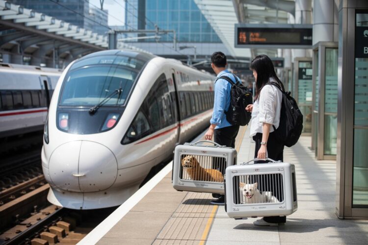 Pet travel upgrade on chinese bullet trains for safer, easier journeys.