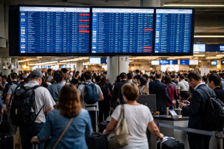 Travel disruptions hit detroit metro wayne county airport as skywest, delta, and spirit airlines face 12 cancellations and 93 delays affecting passengers in detroit, chicago, new york and major us cities