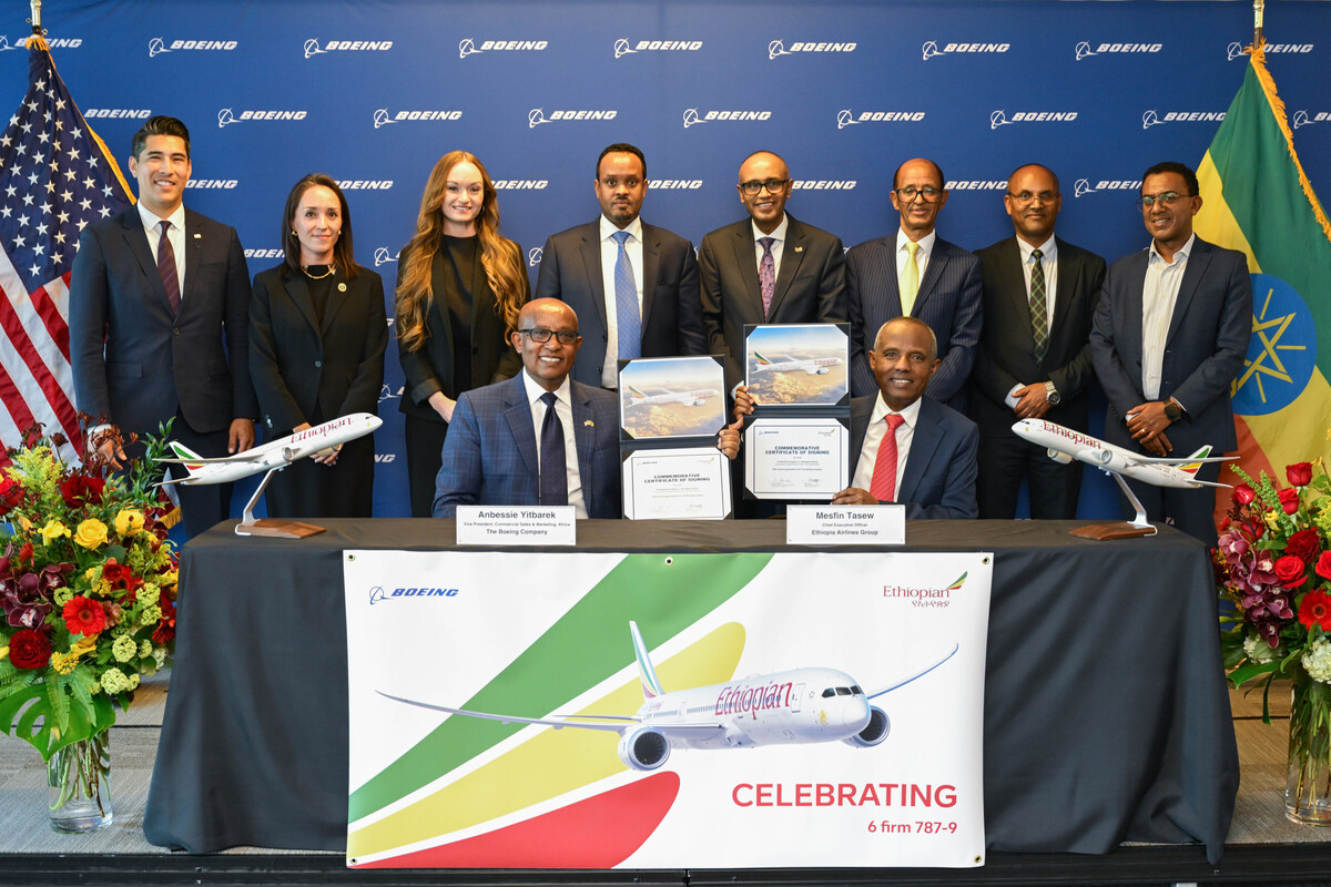 Ethiopian Airlines Strengthens Fleet with Six New Boeing 787 Dreamliners
