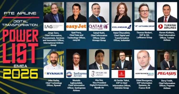 FTE Airline Digital Transformation Power List EMEA 2026
