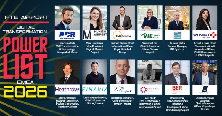 FTE Airport Digital Transformation Power List EMEA 2026
