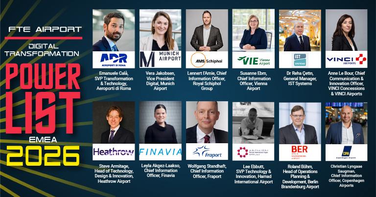 FTE Airport Digital Transformation Power List EMEA 2026