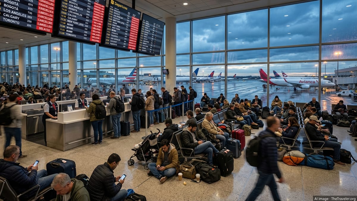 Flight Disruptions Sweep Major U.S. Hubs as Delays Spike