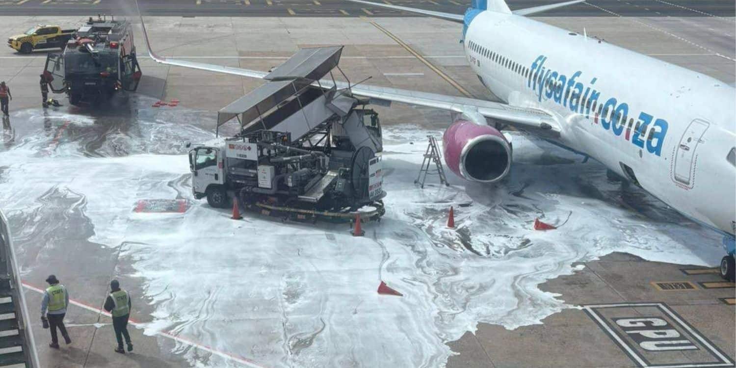 Fire crews respond to FlySafair aircraft incident at Cape Town International