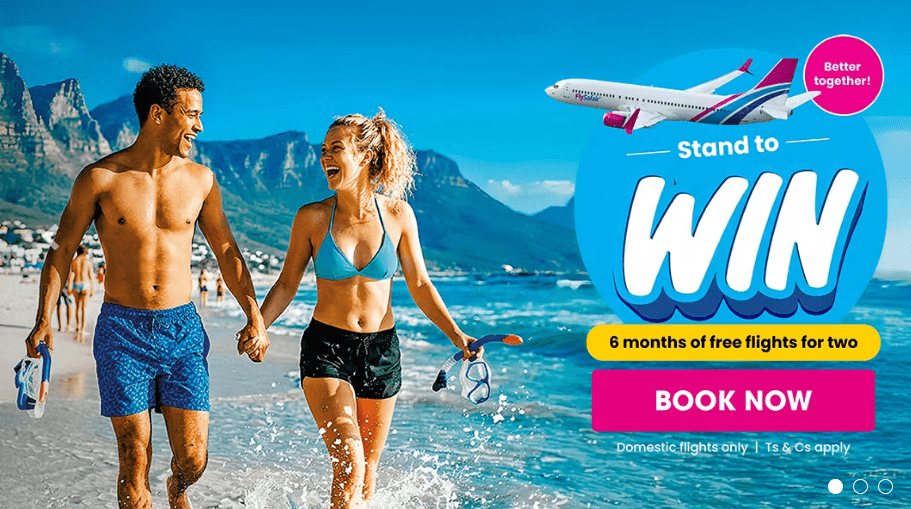 FlySafair is giving away free flights for six months