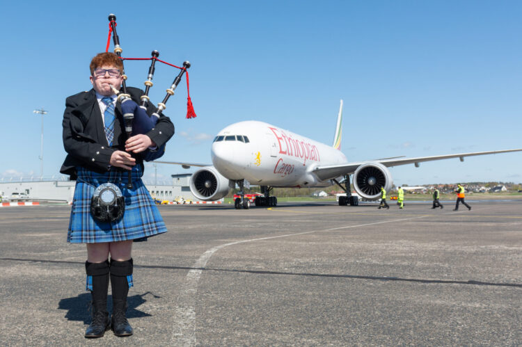 Glasgow Prestwick Airport secures three new weekly Ethiopian Airlines e-commerce flights