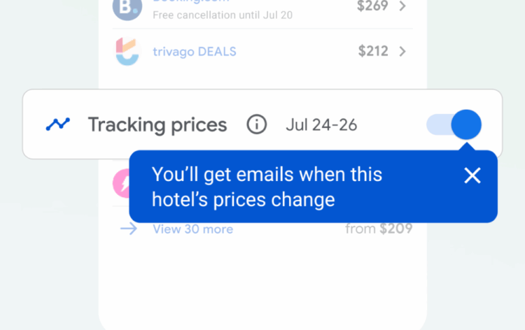 Google Now Tracks Individual Hotel Prices