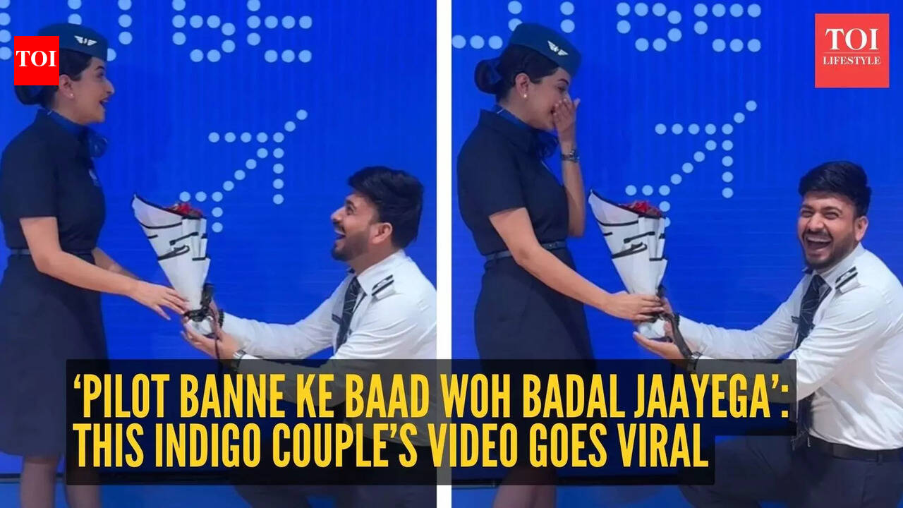 Heartwarming video! ‘When manifestation comes true’: IndiGo couple’s love story melts the internet