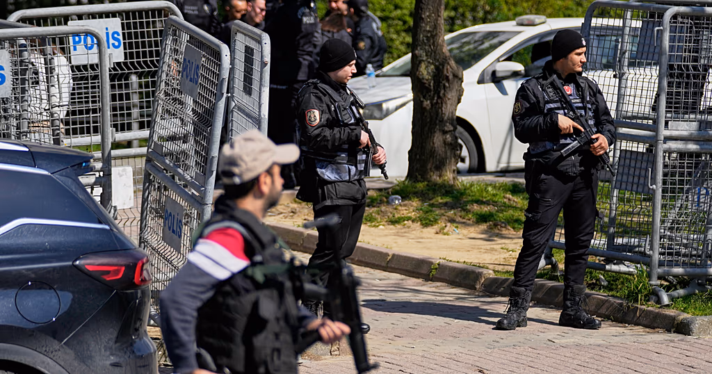 Three gunmen open fire on police outside Israeli consulate in Istanbul