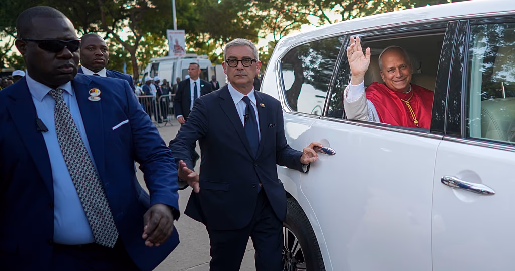 Malabo prepares for the arrival of Pope Leo XIV
