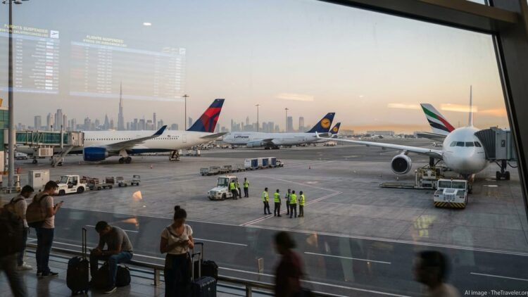 Middle East Flight Disruptions Hit Key Gulf and Levant Hubs