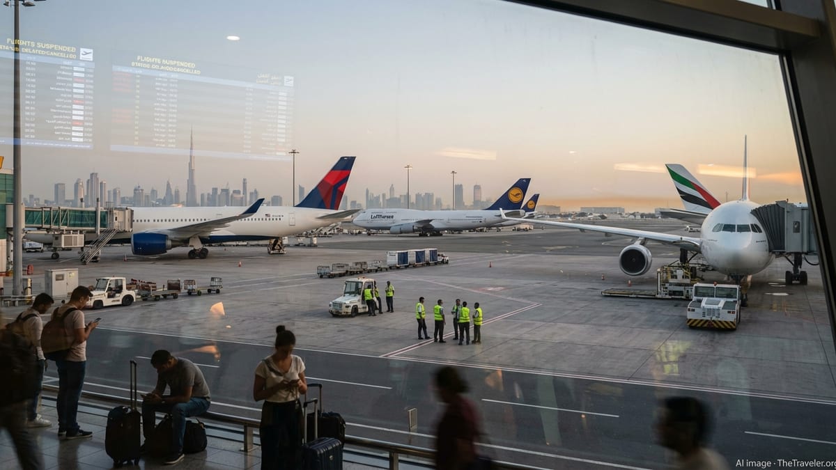 Middle East Flight Disruptions Hit Key Gulf and Levant Hubs