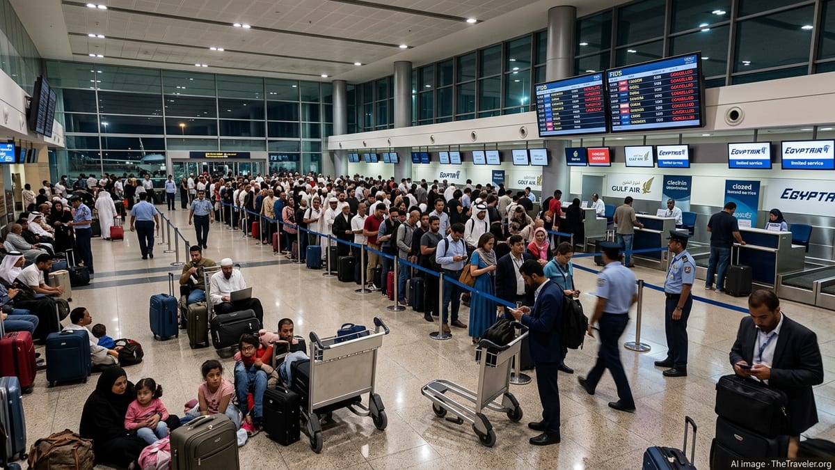 Middle East Flight Chaos Strands Passengers Across Three Hubs