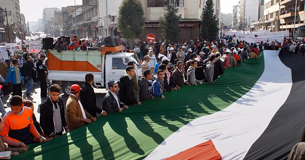 Moroccans rally in rabat against Israel death penalty law