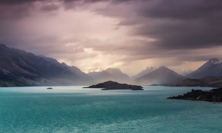 Lake Wakatipu near Glenorchy in New Zealand's Otago region.