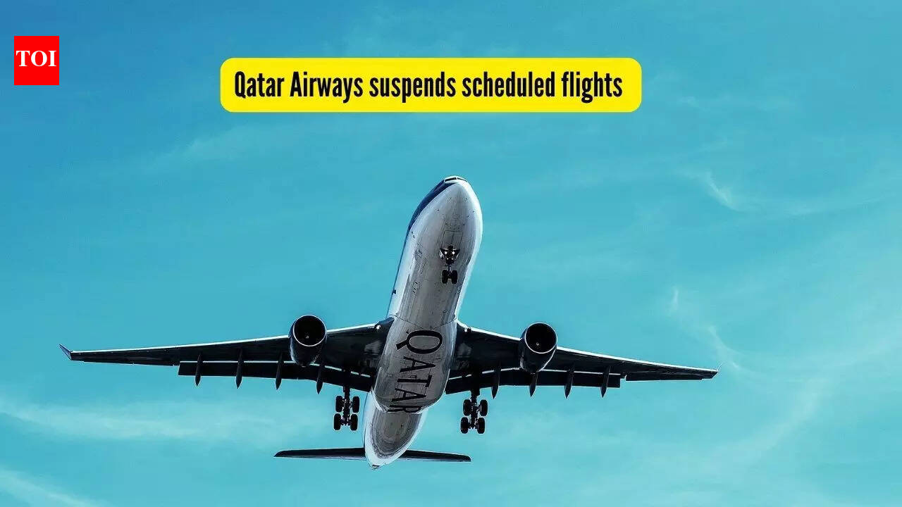 Flight Suspension: Qatar Airways suspends scheduled flights as Qatari airspace remains shut; update ...