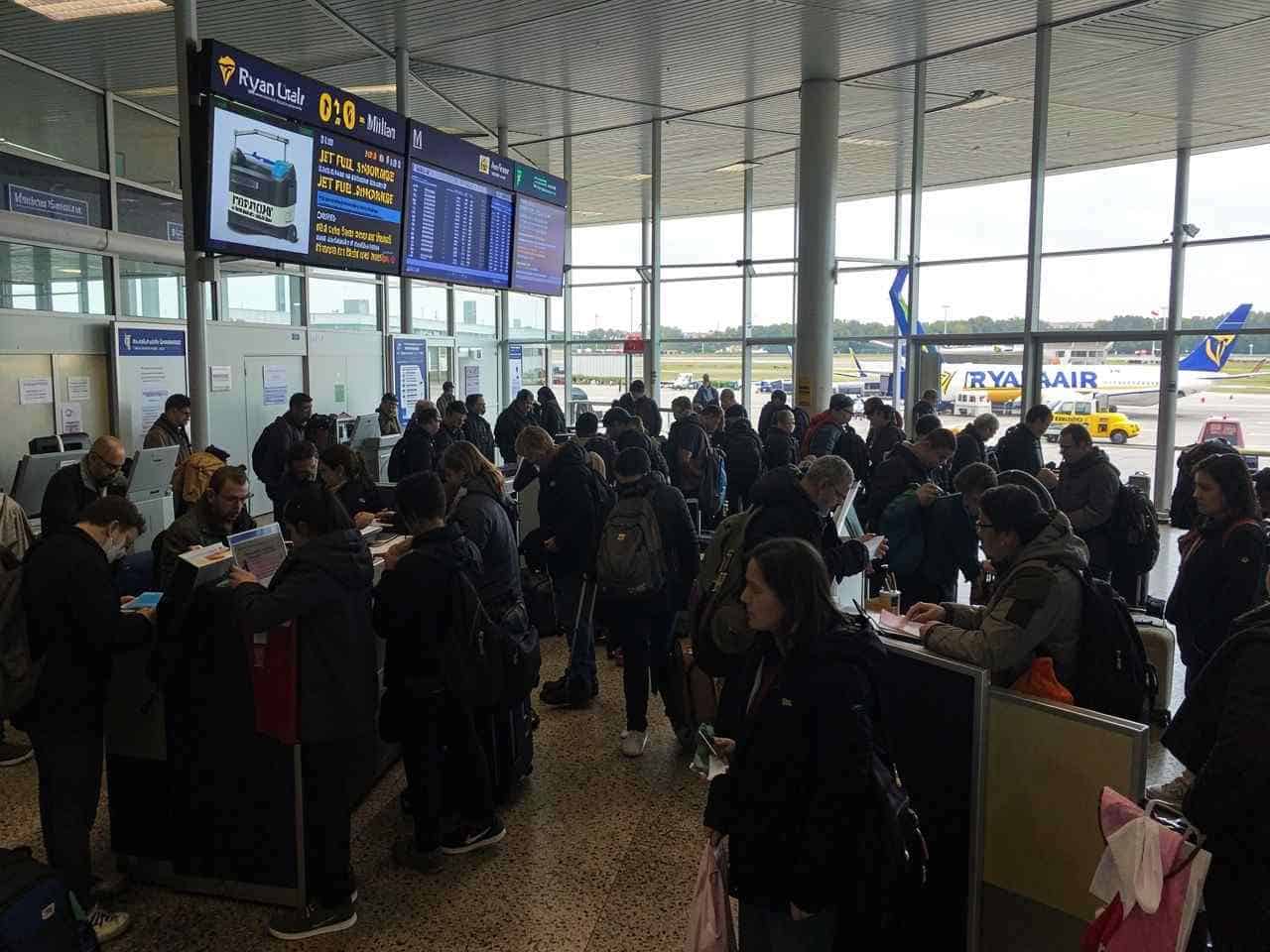 As the middle east conflict escalates, travel across europe is facing significant disruptions, with major airlines like ryanair, lufthansa, and british airways warning of possible flight cancellations and delays.