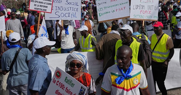 Senegal protesters rally over cost of living and debt crisis