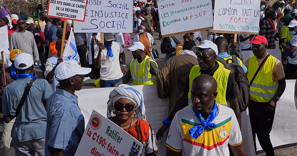 Senegal protesters rally over cost of living and debt crisis