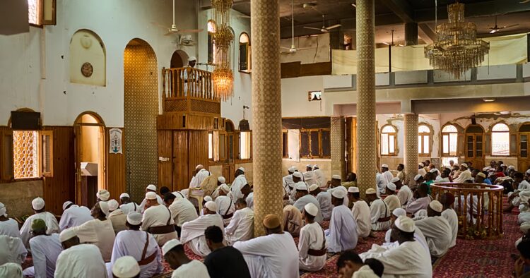 War-damaged mosque offered shelter during fighting in the Sudanese capital