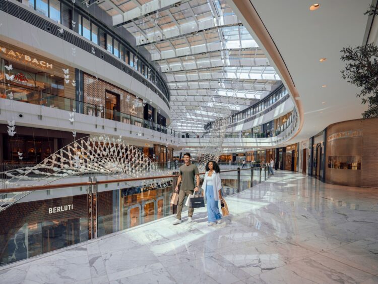 Primark was a recent addition to Dubai Mall, pictured, even though footfall has dropped in the absence of international tourists