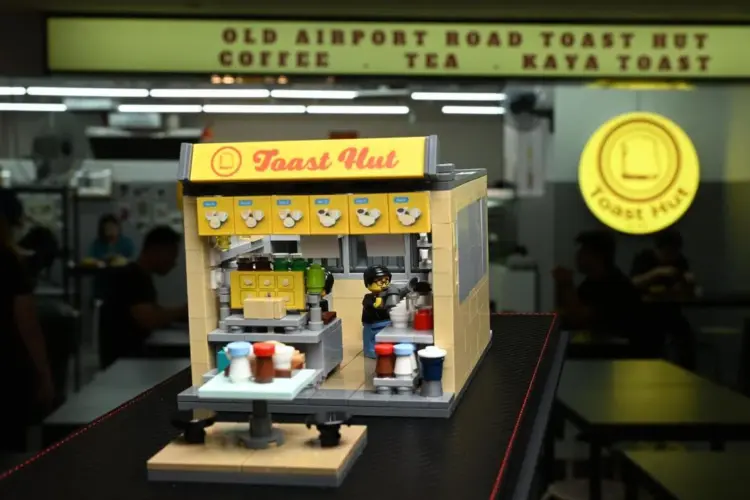 The replica of Toast Hut includes owner Melvin Soh's late mother.