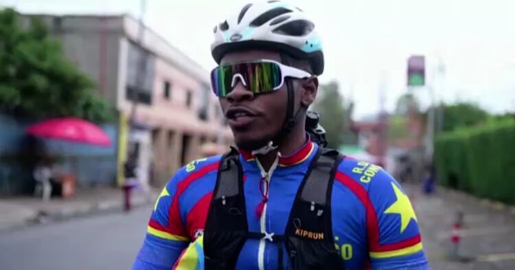 Congolese cyclist begins 14,000km peace ride through 17 countries