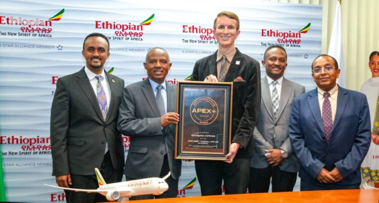 Ethiopian Airlines Receives Best Airline in Africa 2026 APEX Passenger Choice Award - ENA English